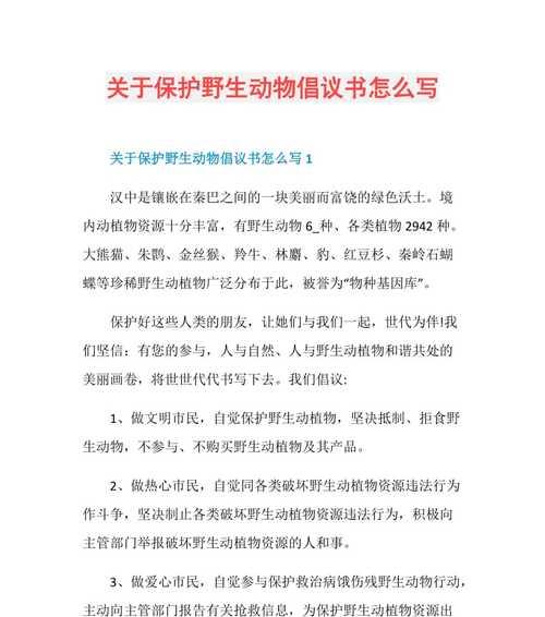 保护动物，从我做起（一只小兔子的故事）